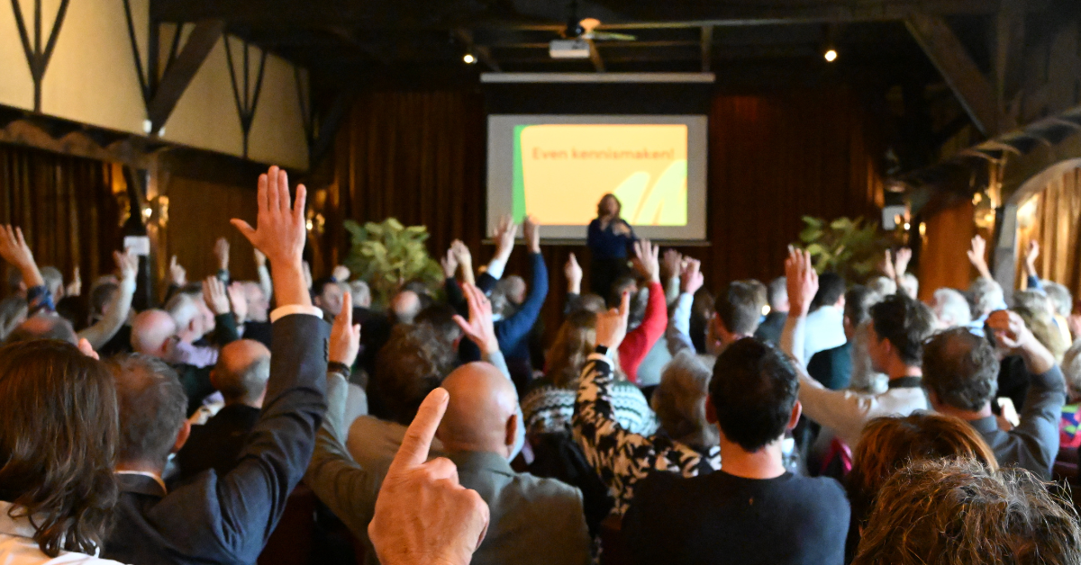 Afbeelding zaal LEADER dag 20205