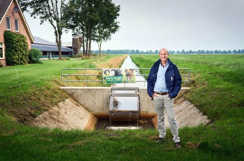 Tjeerd Dijkstra voor stuw