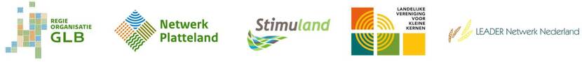 logo's netwerk platteland, regieorganisatie glb, leader netwerk nederland, stimuland, LVKK